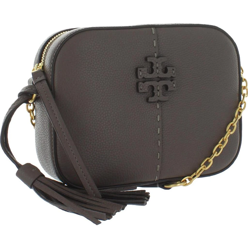 商品Tory Burch|Tory Burch McGraw Women's Pebbled Leather Tasseled Camera Handbag,价格¥1793,第3张图片详细描述