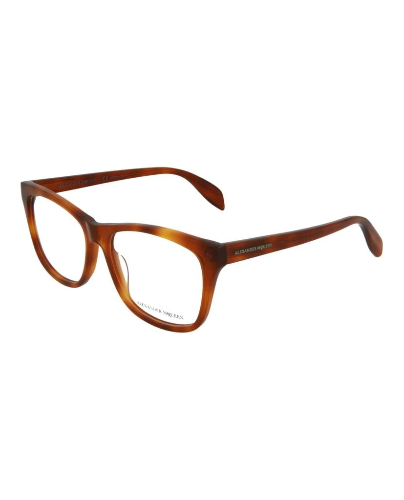 商品Alexander McQueen|Square Acetate Optical Glasses,价格¥741,第2张图片详细描述