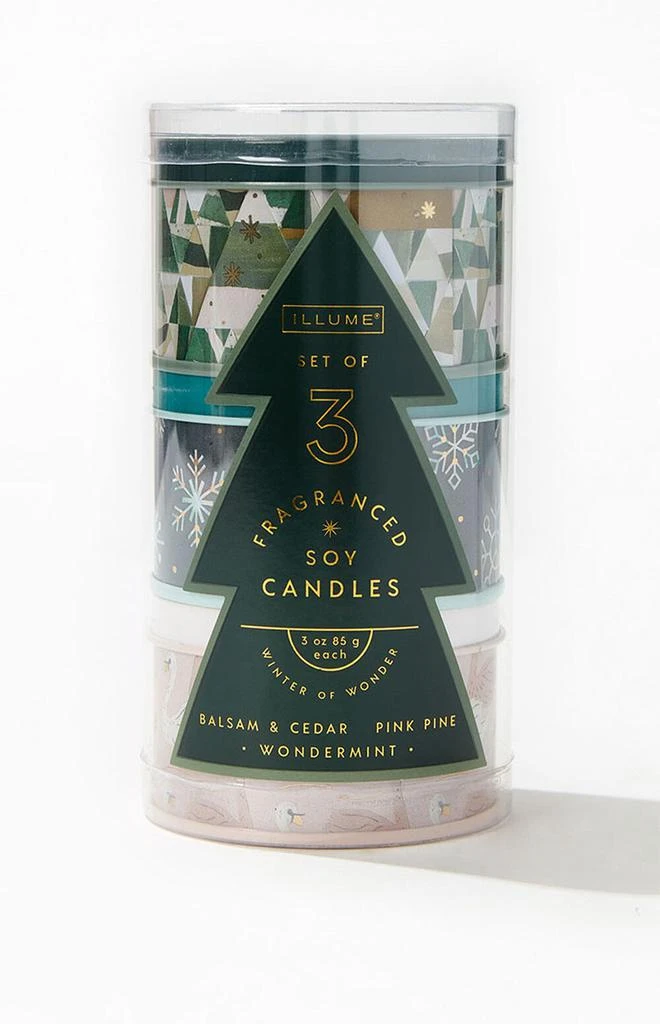 商品Illume|3 Pack Fa La Lovely Candles,价格¥199,第1张图片