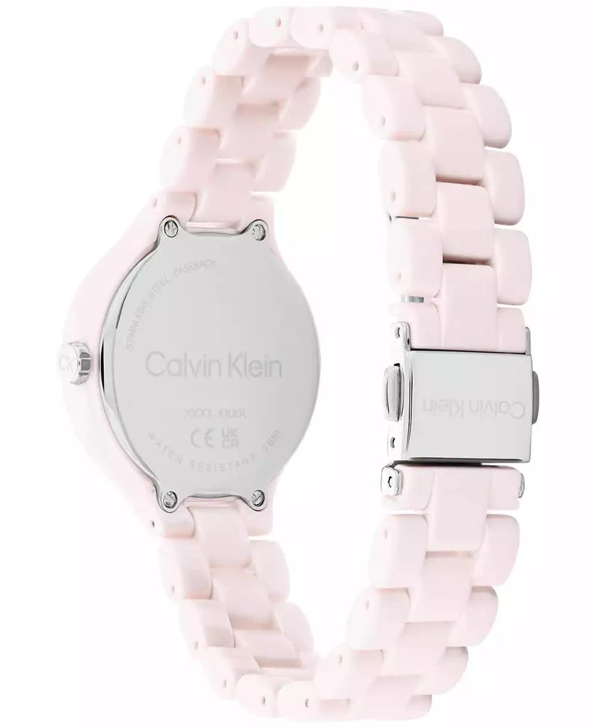 商品Calvin Klein|Blush Ceramic Bracelet Watch 32mm,价格¥1211,第3张图片详细描述