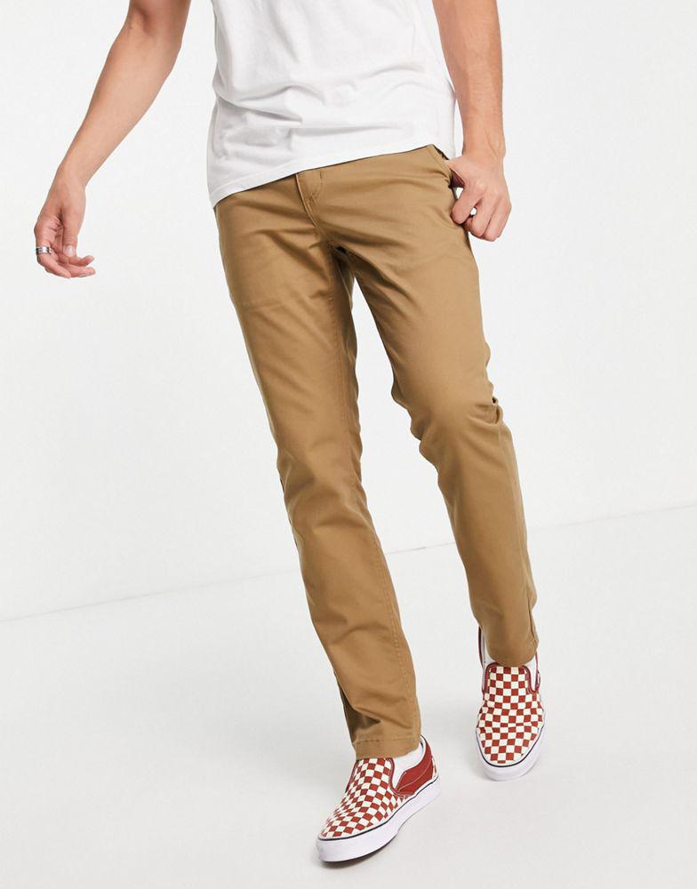 Vans Authentic slim fit chino trousers in brown商品第1张图片规格展示