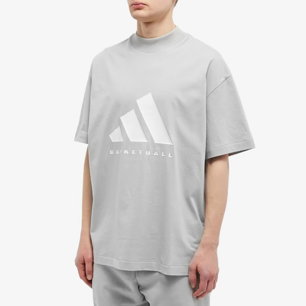 商品Adidas|Adidas Basketball Short Sleeve Logo T-Shirt,价格¥203,第2张图片详细描述