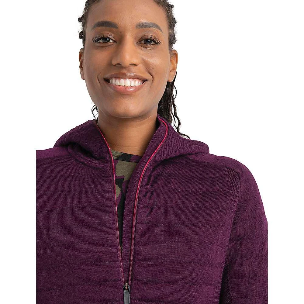 商品Icebreaker|Icebreaker Women's Merino ZoneKnit Explore LS Zip Hoodie,价格¥2306,第3张图片详细描述