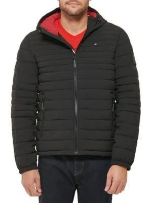商品Tommy Hilfiger|Hooded Puffer Jacket,价格¥618,第1张图片