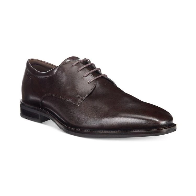 商品ECCO|Faro Plain Toe Oxfords 男式牛津正装皮鞋,价格¥1496,第1张图片