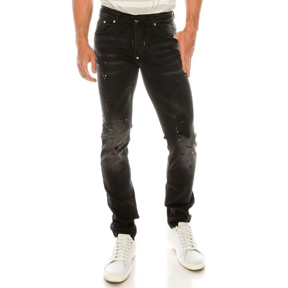 商品RON TOMSON|Men's Modern Painter Splash Skinny Fit Jeans,价格¥816,第3张图片详细描述