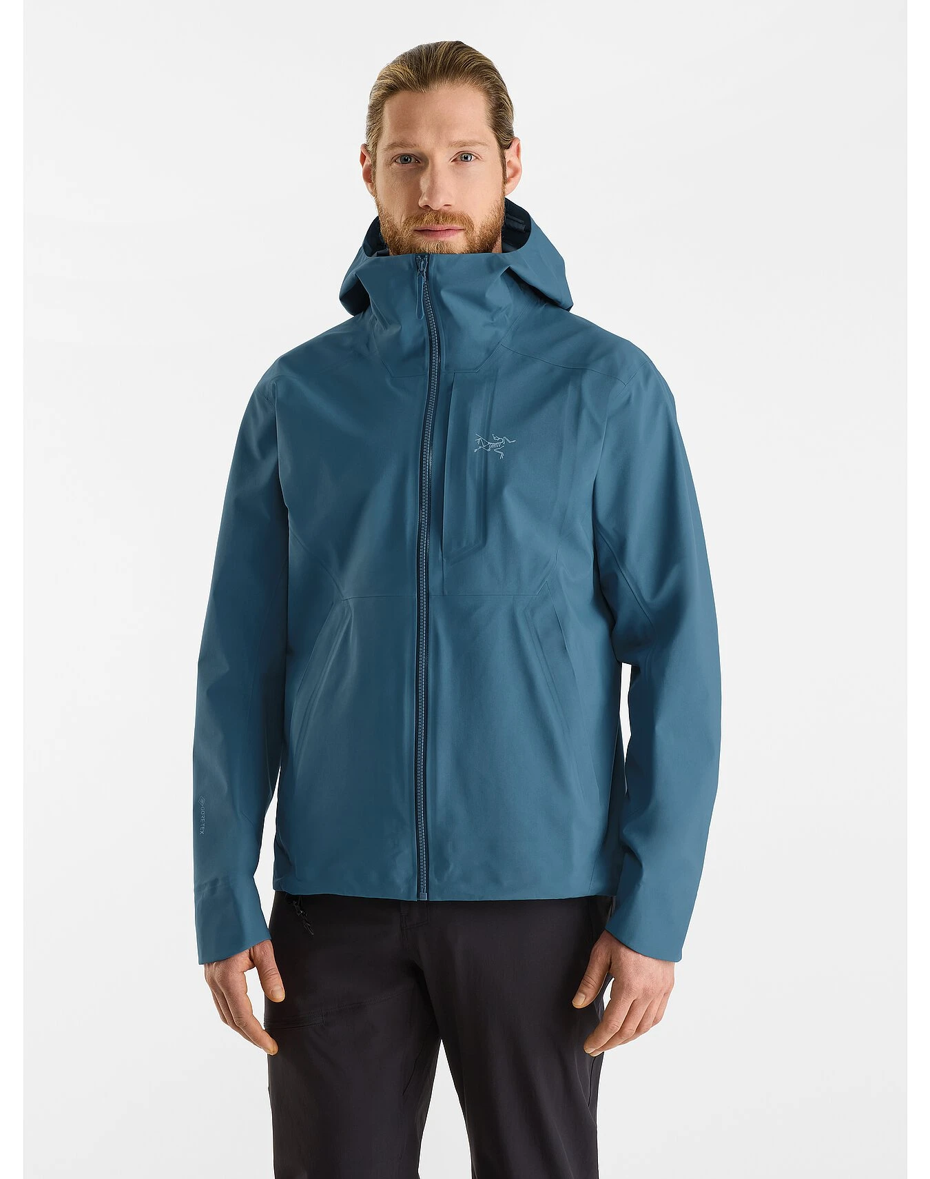 商品Arc'teryx|Arc'teryx 男士户外软壳衣 X000006711SERENE 蓝色,价格¥3240,第3张图片详细描述