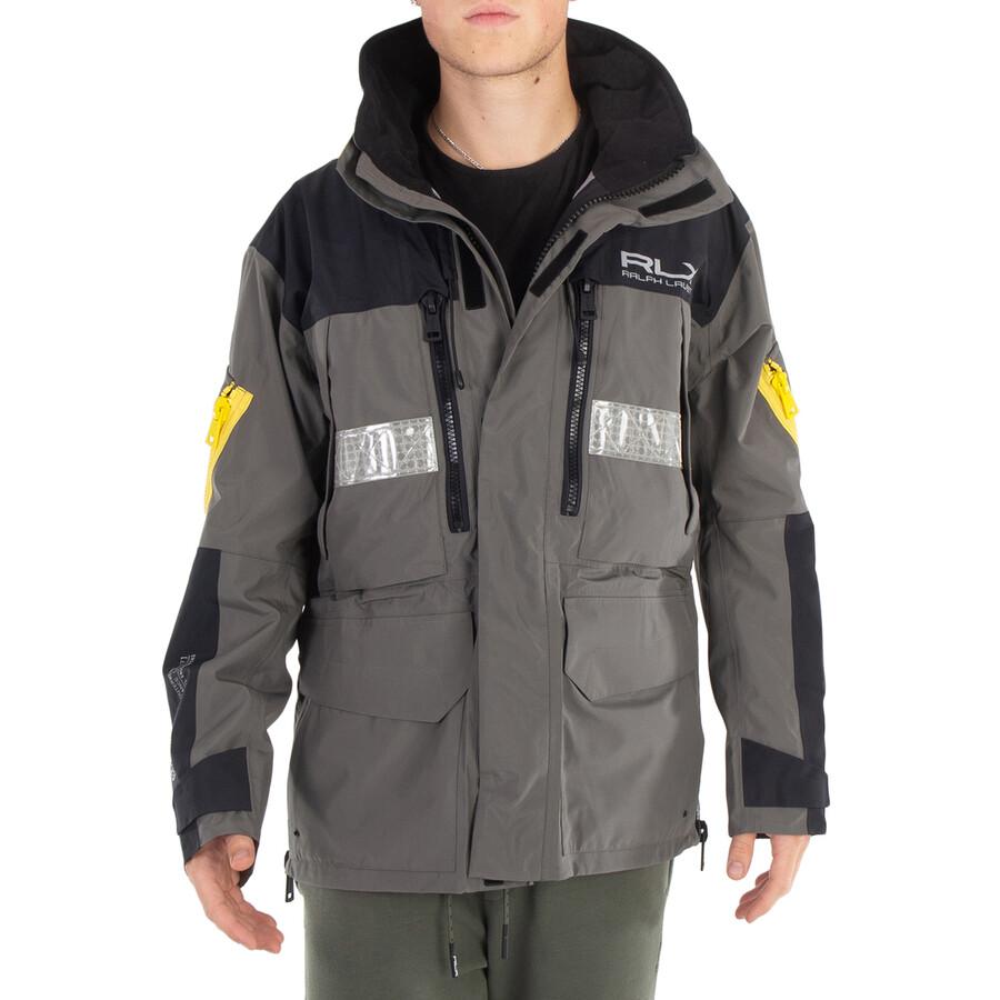 【メーカータグ付】RLX RALPH LAUREN ウインドジャケット 2WAY RLX ラルフローレン 2WAY ジップジャケット ネイビー系 サイズ