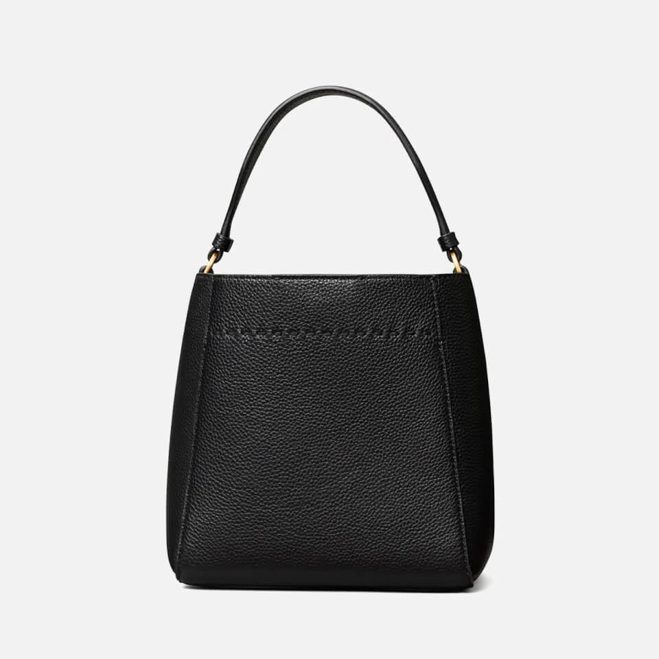 商品Tory Burch|Tory Burch Women's Mcgraw Small Bucket Bag - Black,价格¥3107,第3张图片详细描述