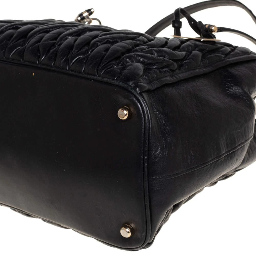 Coach Black Gathered Leather Kitt Carryall Tote 商品