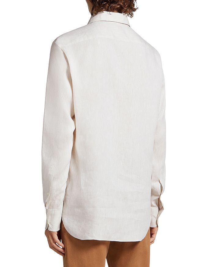 商品Zegna|Pure Linen Long Sleeve Shirt,价格¥5921,第2张图片详细描述