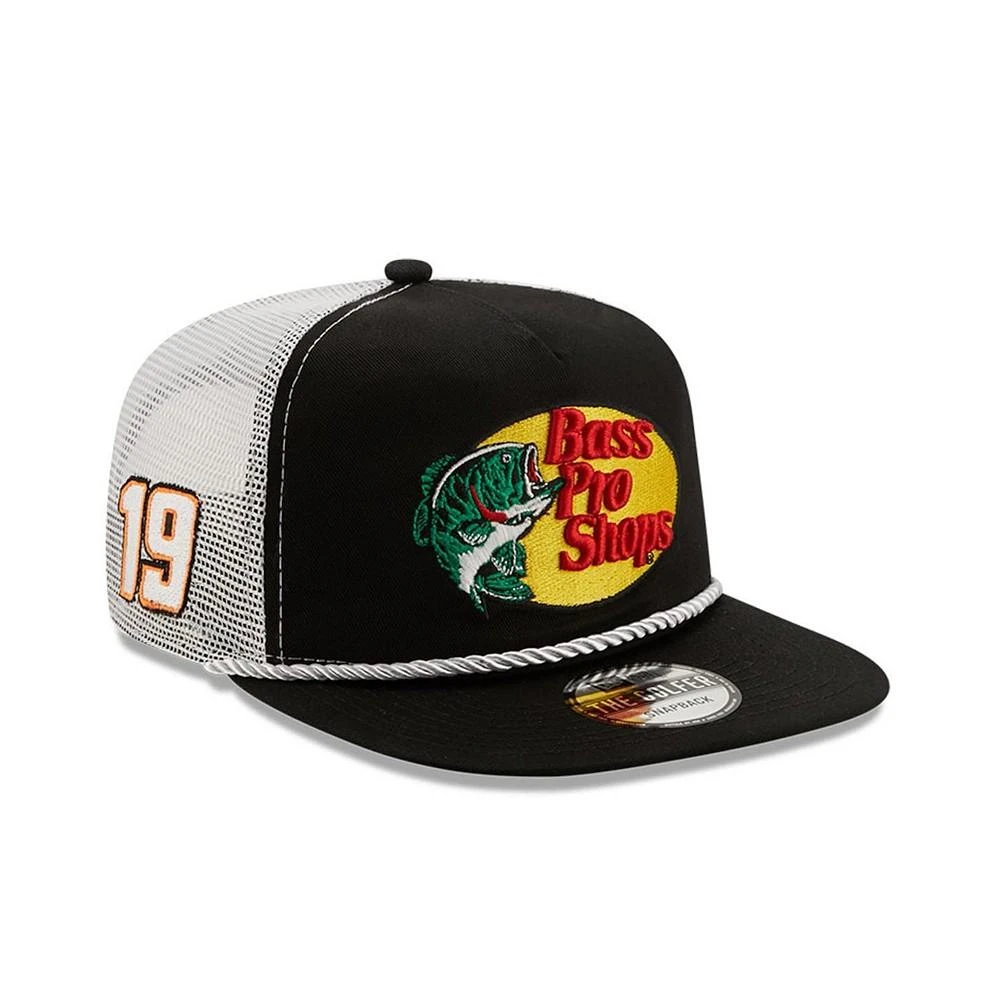 商品New Era|Men's Black, White Martin Truex Jr Golfer Snapback Adjustable Hat,价格¥268,第1张图片