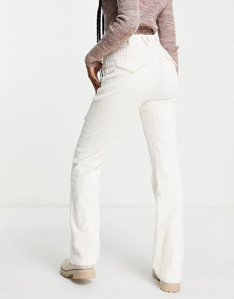 商品& Other Stories|& Other Stories cotton stretch corduroy trousers in off white - CREAM,价格¥445,第2张图片详细描述