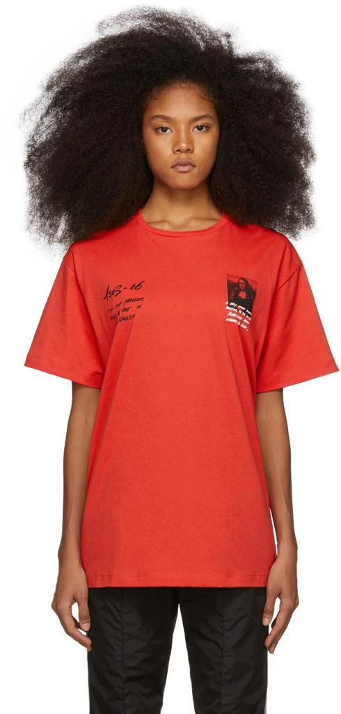 商品Off-White|Red Monalisa T-Shirt,价格¥1484,第1张图片