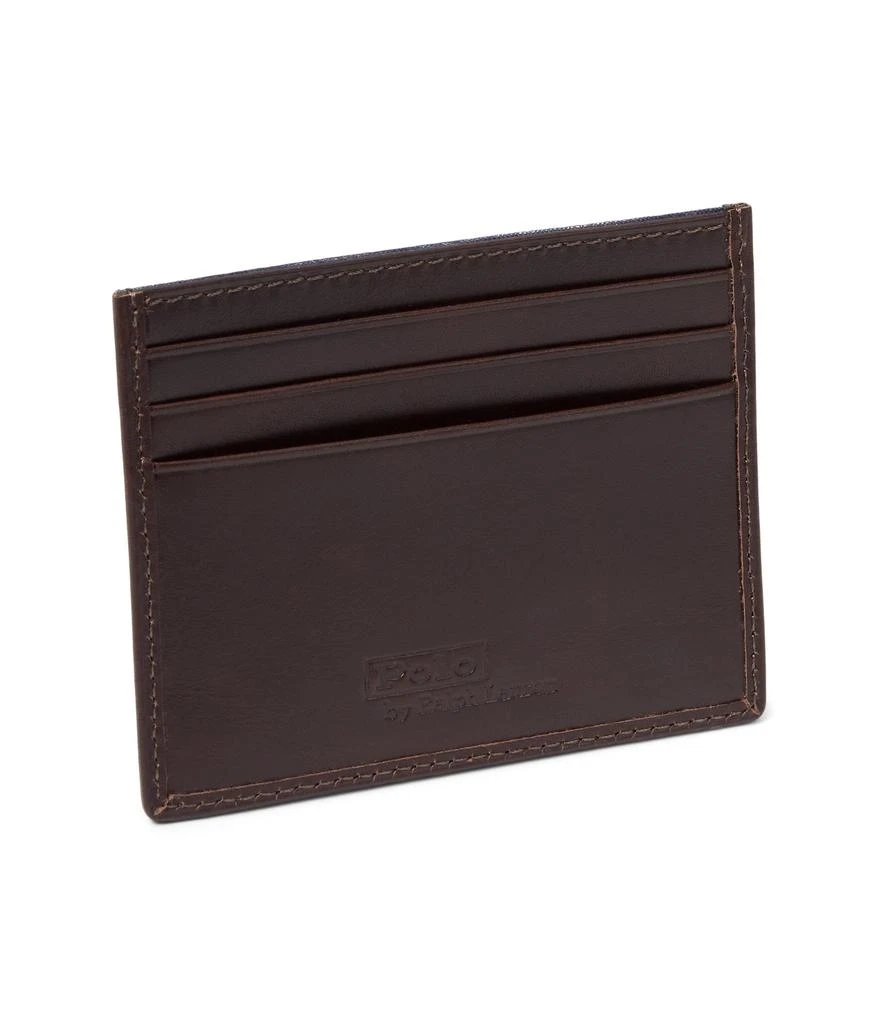 商品Ralph Lauren|Equestrian Canvas & Leather Card Case,价格¥738,第2张图片详细描述