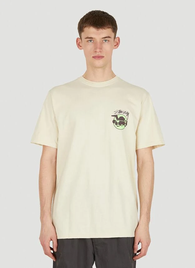 商品STUSSY|Skateman Putty T-Shirt in Cream,价格¥349,第1张图片