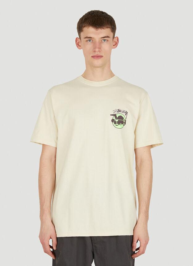 商品STUSSY|Skateman Putty T-Shirt in Cream,价格¥299,第1张图片