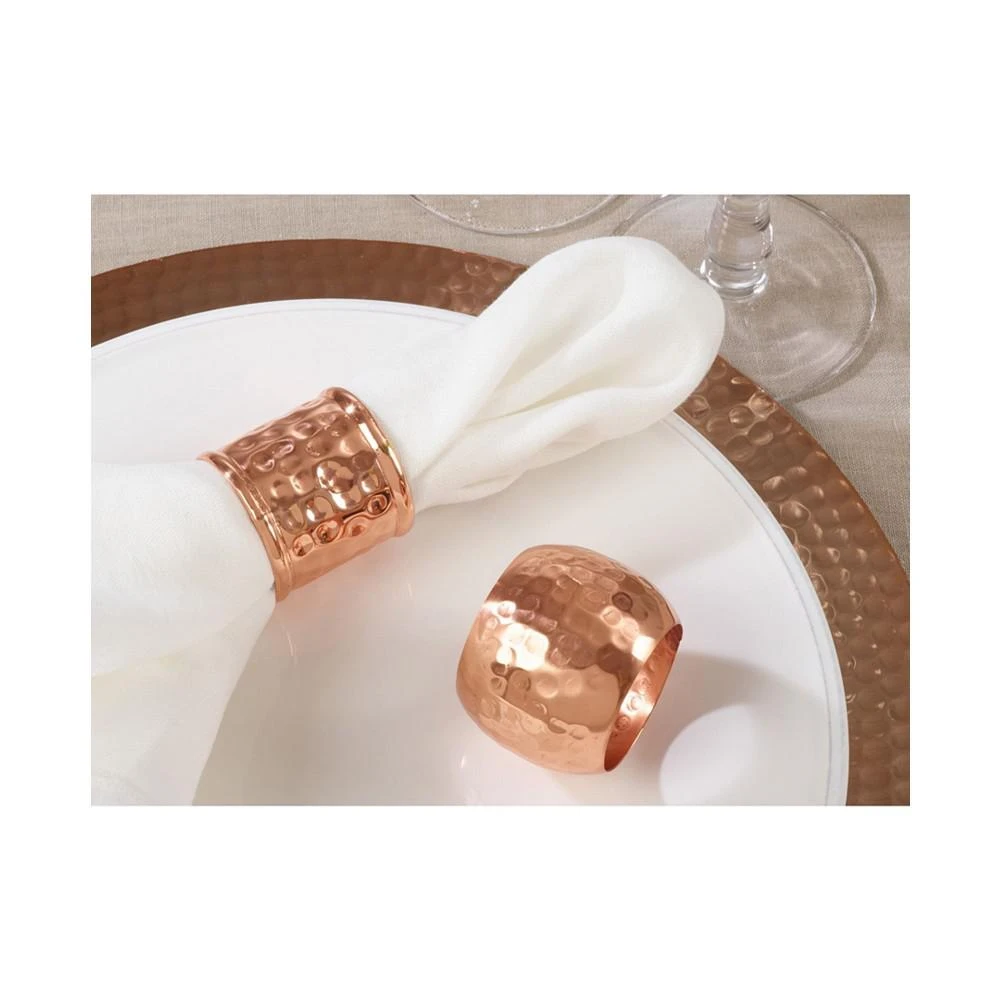商品Saro Lifestyle|Dinner Napkin Ring with Moscow Mule Design, Set of 4,价格¥434,第2张图片详细描述