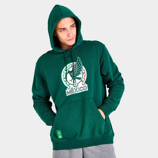 商品Adidas|Men's adidas Soccer Mexico Graphic Hoodie,价格¥261,第3张图片详细描述