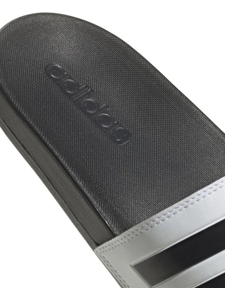商品Adidas|adidas Adilette comfort sliders in white and black,价格¥398,第2张图片详细描述