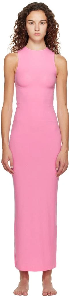 商品SKIMS|Pink Soft Lounge Maxi Dress,价格¥524,第1张图片