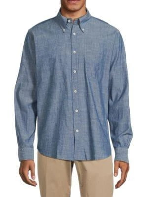 商品Brooks Brothers|Regent Fit Chambray Oxford Shirt,价格¥280,第1张图片