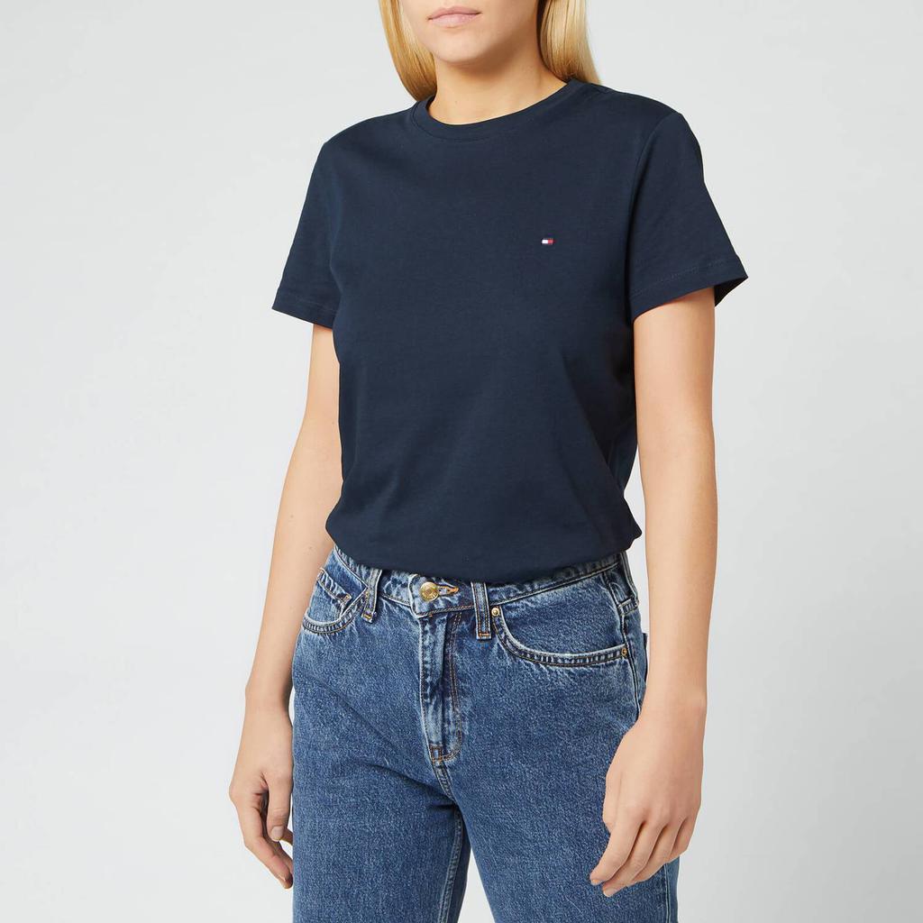 Tommy Hilfiger Women's Heritage Crew Neck T-Shirt - Midnight商品第1张图片规格展示