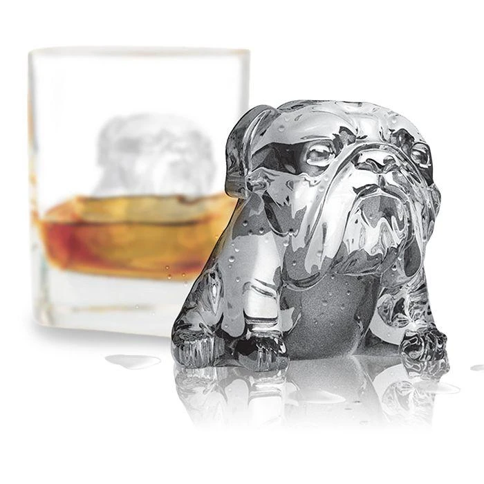 商品Tovolo|3D Novelty Ice Molds Bulldog, Set of 2,价格¥91,第2张图片详细描述