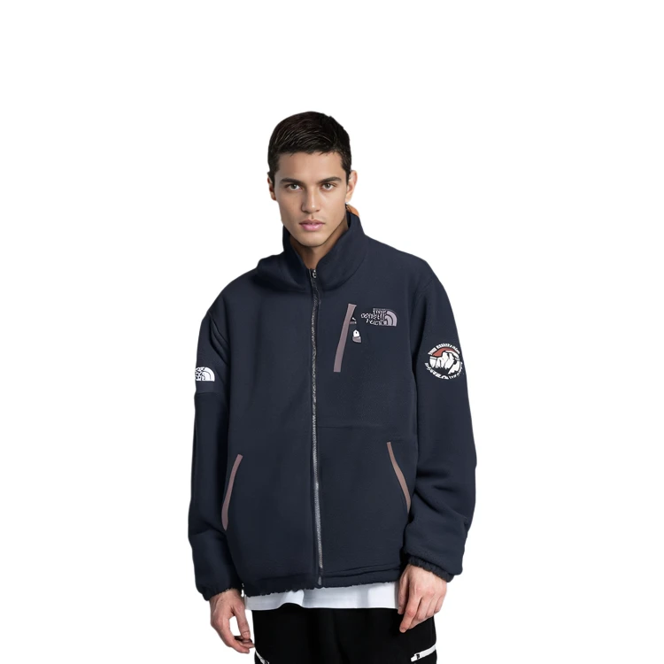 商品[国内直发] The North Face|北面 摇粒绒立领保暖加绒夹克 男女同款情侣款 黑色,价格¥1064,第5张图片详细描述