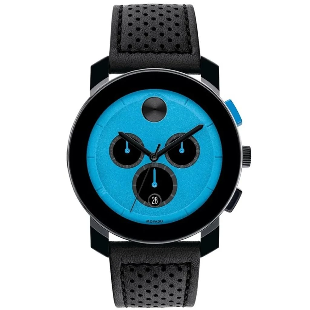 商品Movado|Movado Men's Bold Blue Dial Watch,价格¥3869,第1张图片