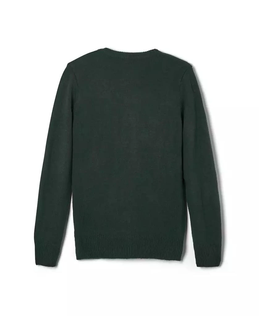 商品French Toast|Big Girls Anti-Pill Crew Neck Cardigan Sweater,价格¥237,第2张图片详细描述