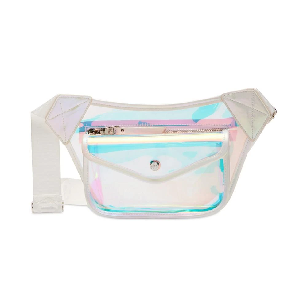 商品Steve Madden|Women's Iridescent Clear Jelly Belt Bag,价格¥216,第1张图片