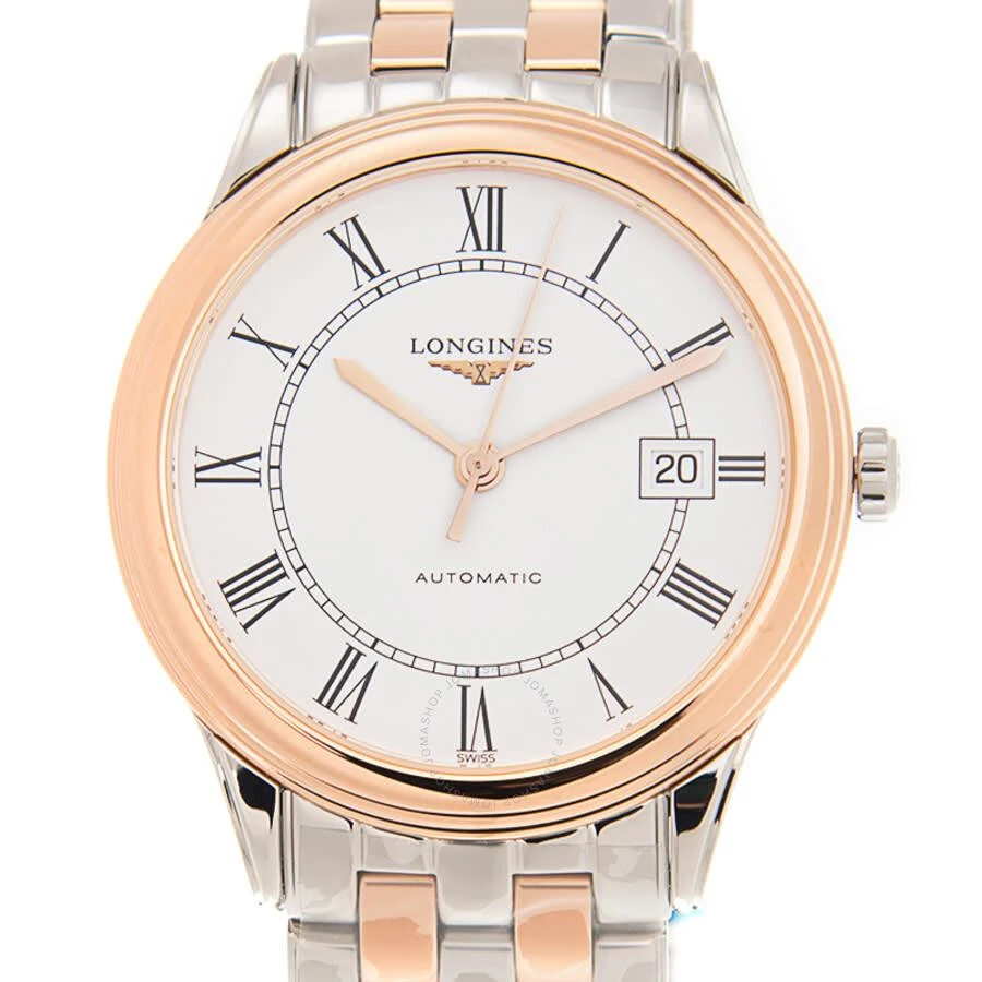 商品Longines|Flagship Automatic White Dial Men's Watch L48743917,价格¥7975,第1张图片