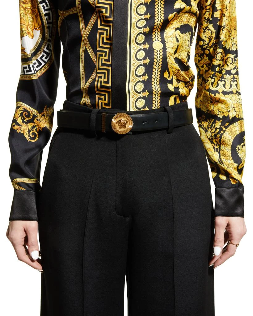 商品Versace|Medusa Coin Leather Belt,价格¥4268,第2张图片详细描述