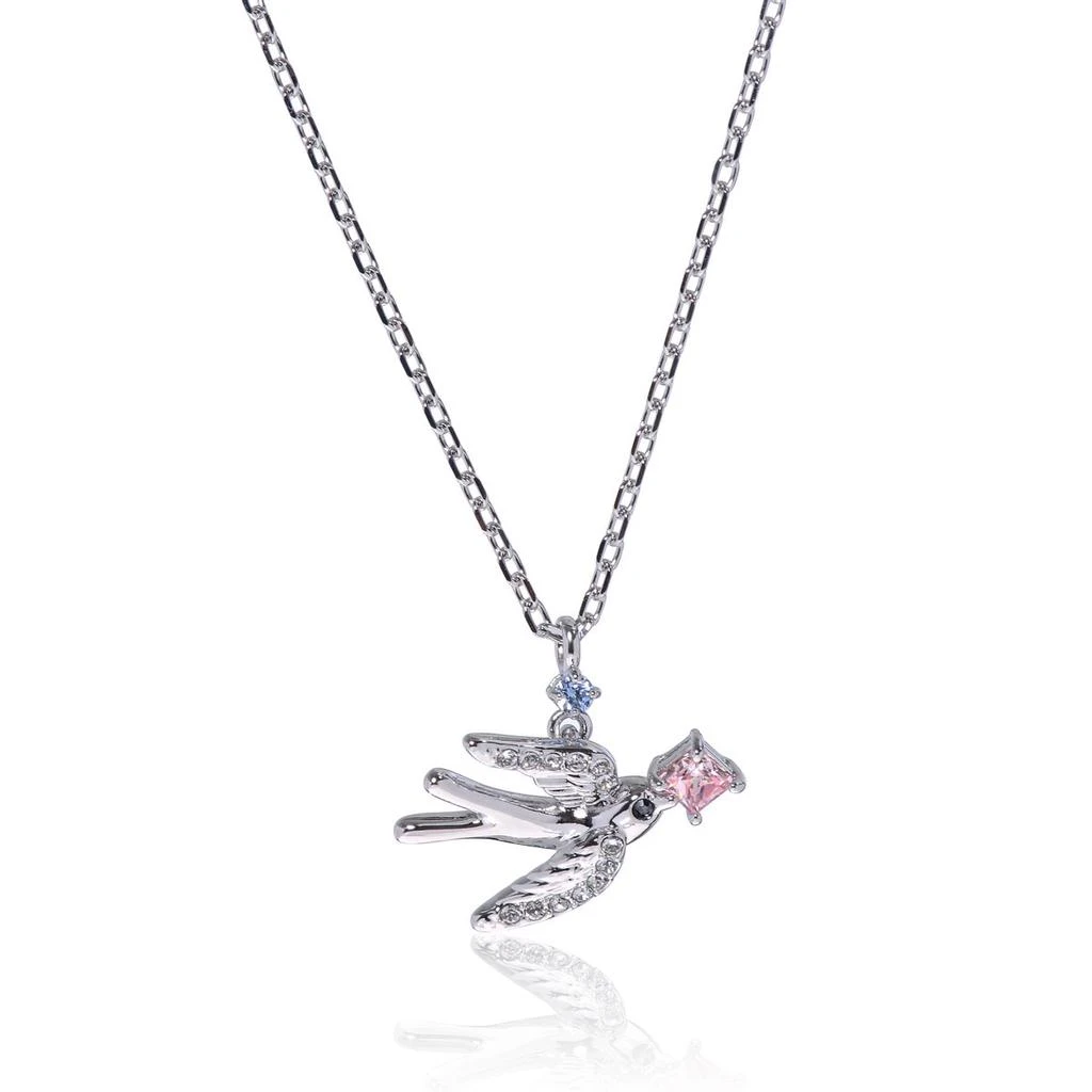 商品Swarovski|Swarovski Travel Rhodium Plated And Crystal Pendant Necklace 5526488,价格¥526,第1张图片