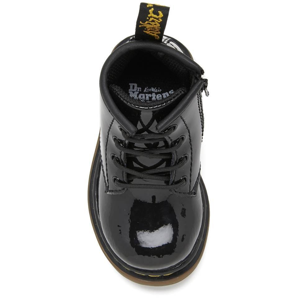 商品Dr. Martens|Dr. Martens Toddlers' 1460 I Patent Lamper Lace Up Boots - Black,价格¥398,第5张图片详细描述