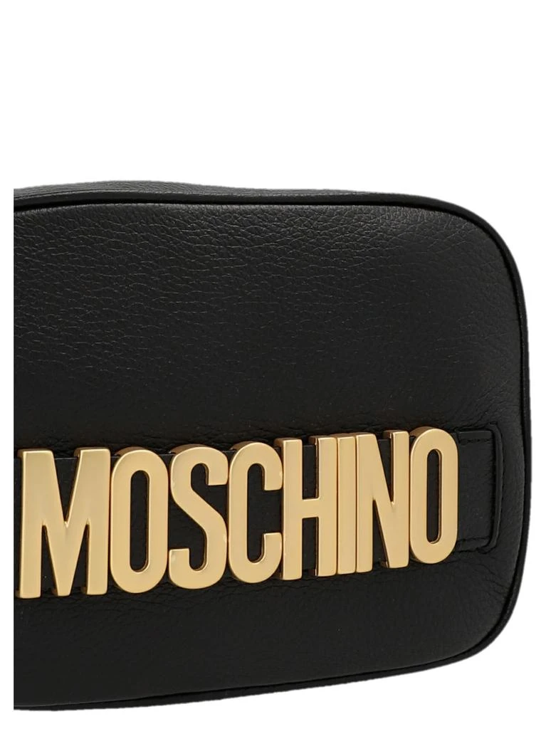 商品Moschino|Moschino Logo Leather Crossbody Strap.,价格¥3099,第3张图片详细描述