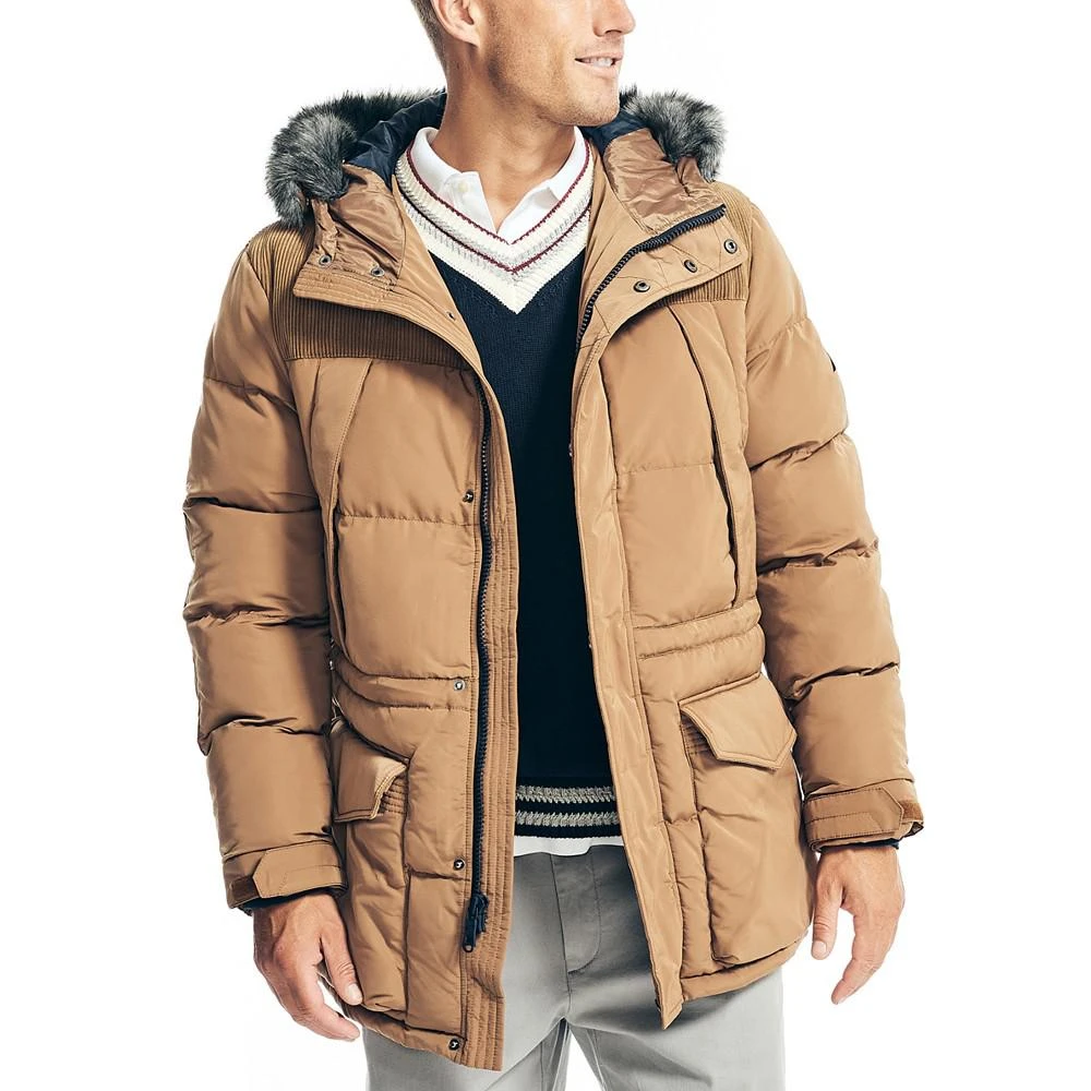 商品Nautica|Men's Sustainably Crafted Classic-Fit Tempasphere Parka,价格¥605,第1张图片