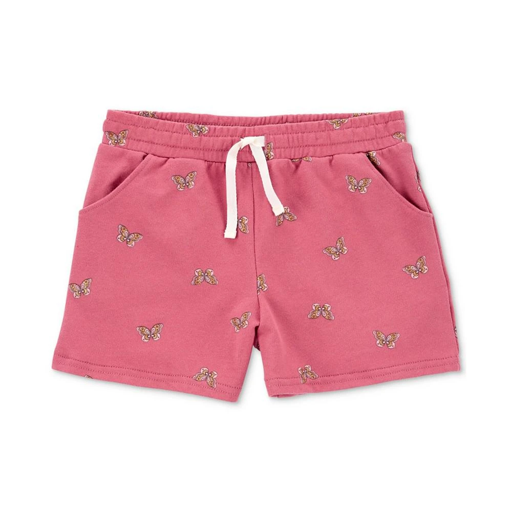 商品Carter's|Big and Little Girls Floral-Print French Terry Shorts,价格¥36,第1张图片