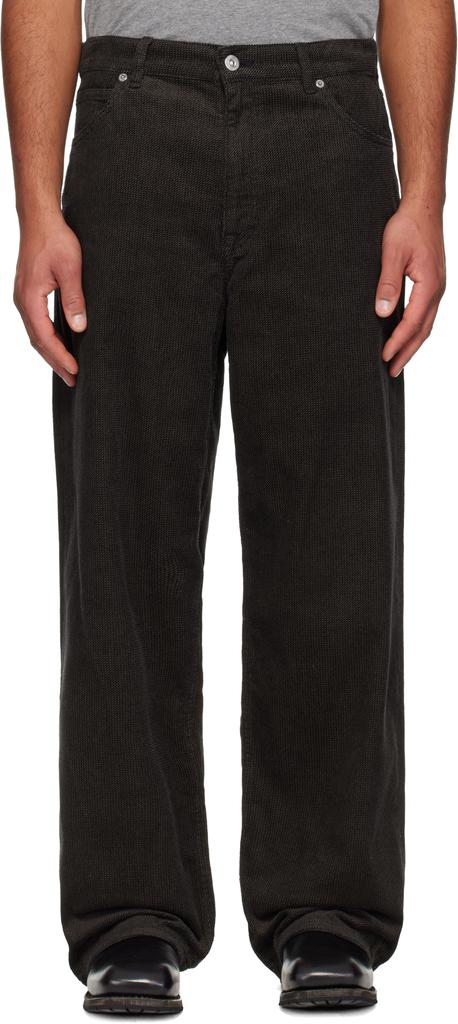 Schwarze Jeans mit weitem Schnitt image 2