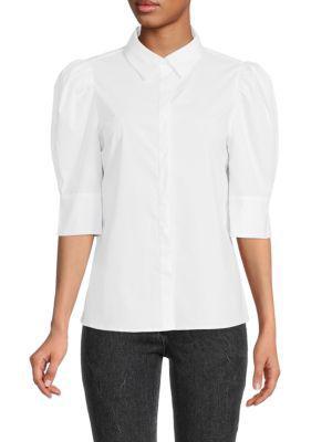 商品Tahari|Puff Sleeve Blouse,价格¥323,第1张图片