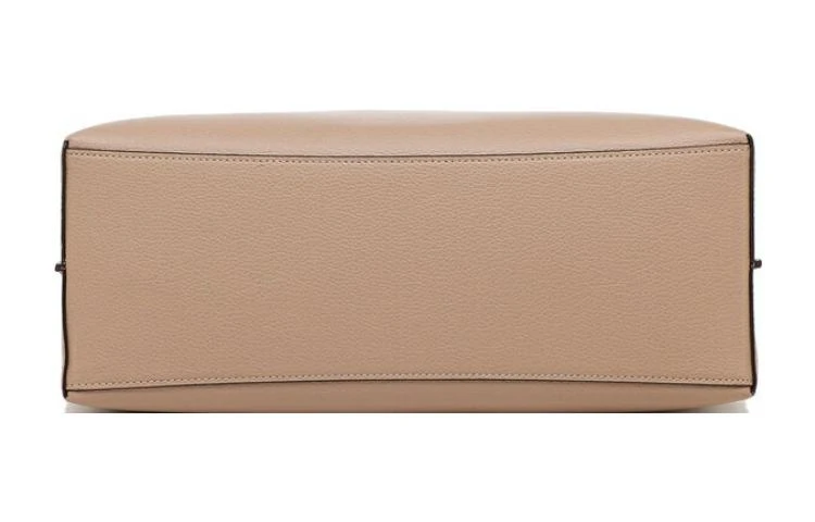 商品[国内直发] Coach|蔻驰 Mollie 34 纯色 牛皮革 妈咪包托特包Tote包购物袋手提单肩包 大号 女款 灰褐色,价格¥2244,第6张图片详细描述