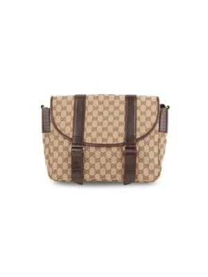 商品[二手商品] Gucci|GG Canvas Crossbody Bag,价格¥5286,第1张图片