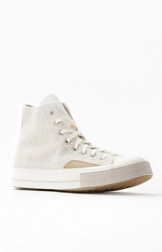 商品Converse|Khaki Chuck 70 Cozy High Top Sneakers,价格¥500,第1张图片