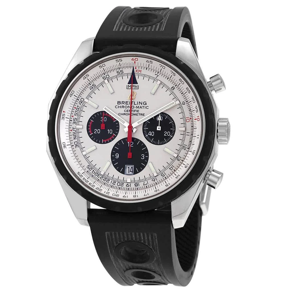 商品BREITLING|Chrono-matic 49 Chronograph Automatic Chronometer Silver Dial Men's Watch A1436002/G658.201S.A20D.2,价格¥34874,第1张图片
