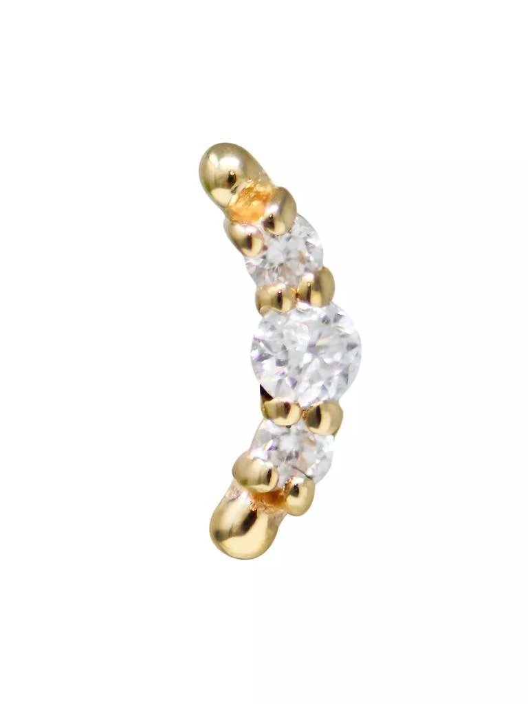 商品Anzie|Anzie x Mel Soldera 14K Yellow Gold & 0.06 TCW Diamond Ear Crawler,价格¥2211,第1张图片