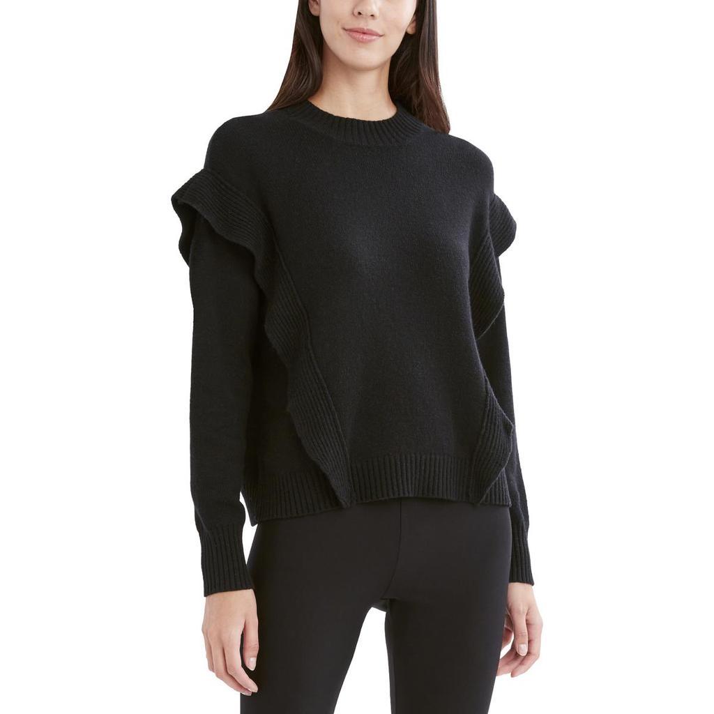 商品BCBG|BCBGMAXAZRIA Womens Merino Wool Blend Ribbed Trim Pullover Sweater,价格¥371-¥519,第1张图片