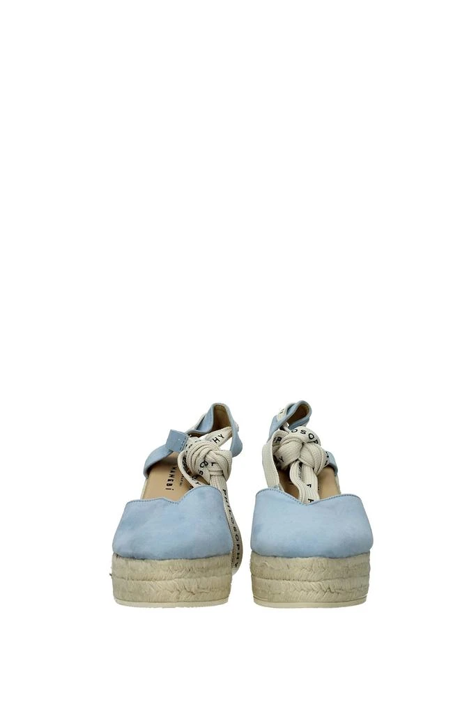 商品MANEBÍ|Wedges philosophy Suede Heavenly Sky,价格¥1067,第3张图片详细描述