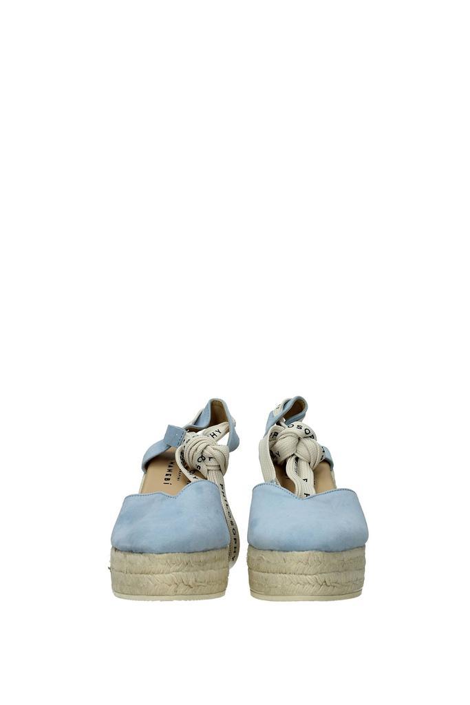 商品MANEBÍ|Wedges philosophy Suede Heavenly Sky,价格¥853,第5张图片详细描述