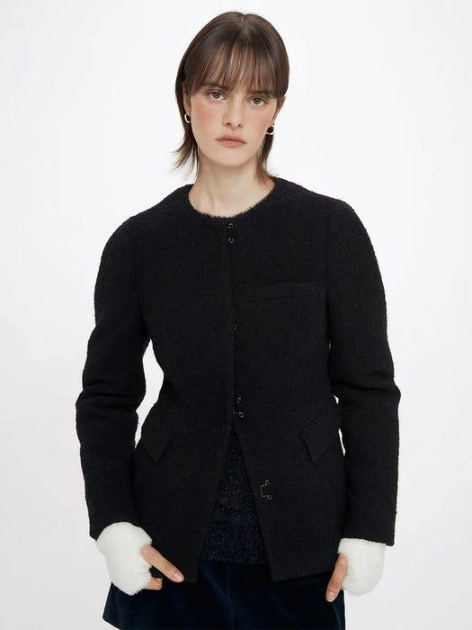 商品RAIVE|Puff Sleeve Line Jacket in Black VW3WJ034-10,价格¥2073,第2张图片详细描述